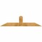 Ekena Millwork Portland Rough Sawn Timber Gable Bracket, Western Red Cedar, 72"W x 18"H x 6"D x 6"F, 6/12 Pitch GBW072X18X0606POR00RWR - alternate 1
